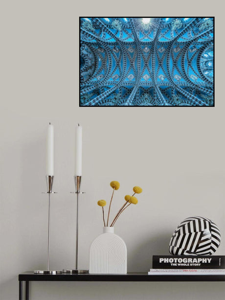 Sunlight through the Celling of a Church in Buenos Aires Poster och Canvastavla