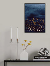 Storm In Sapphire Poster och Canvastavla