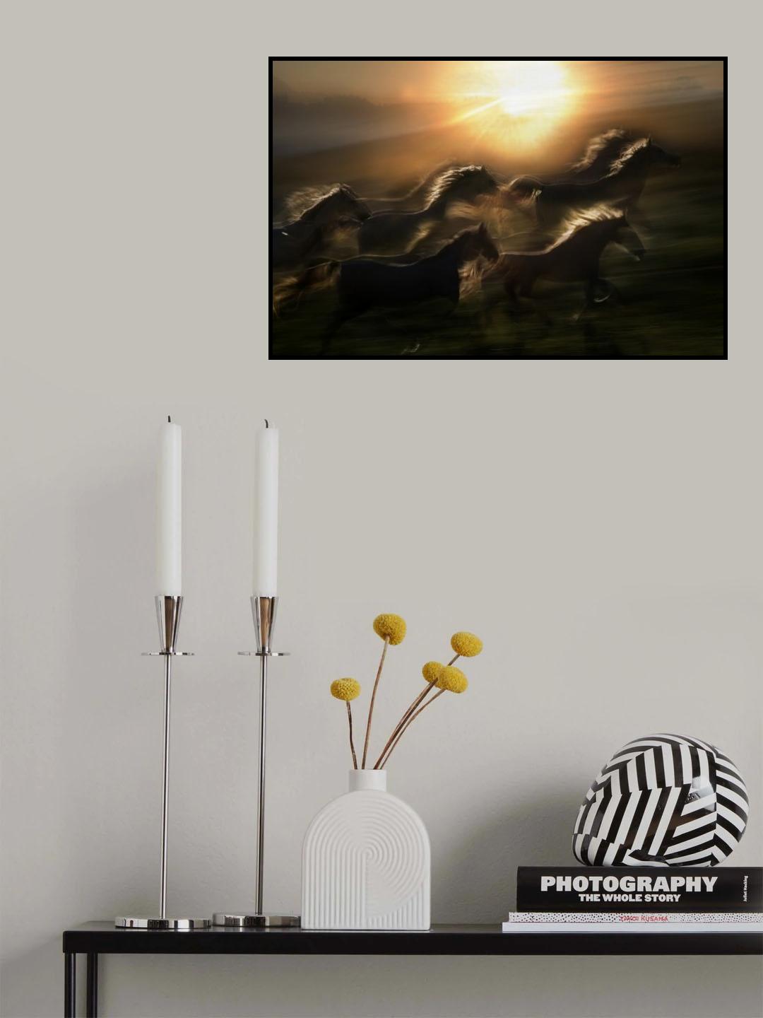 morning  gallop Poster och Canvastavla