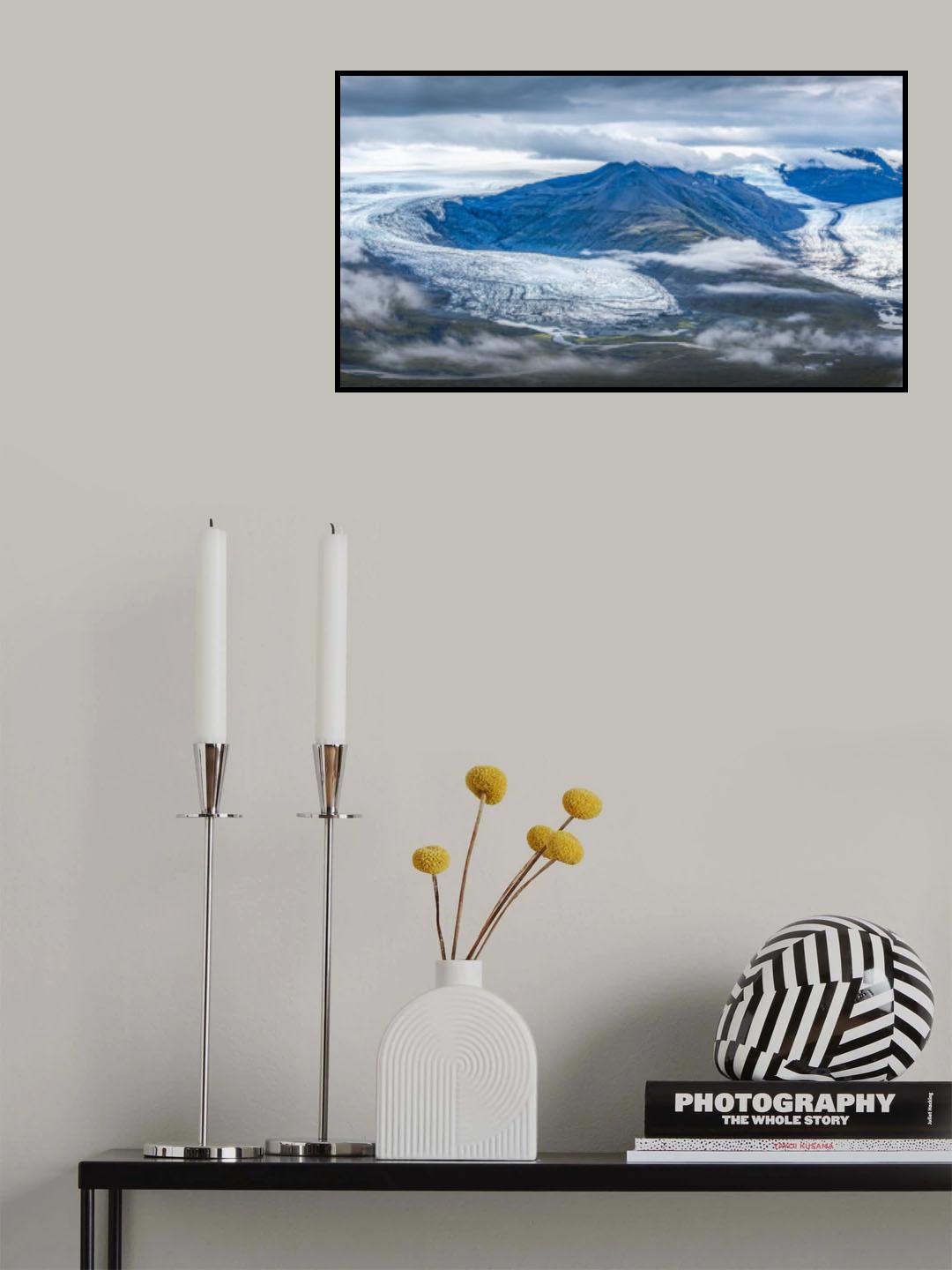 Glacier Poster och Canvastavla