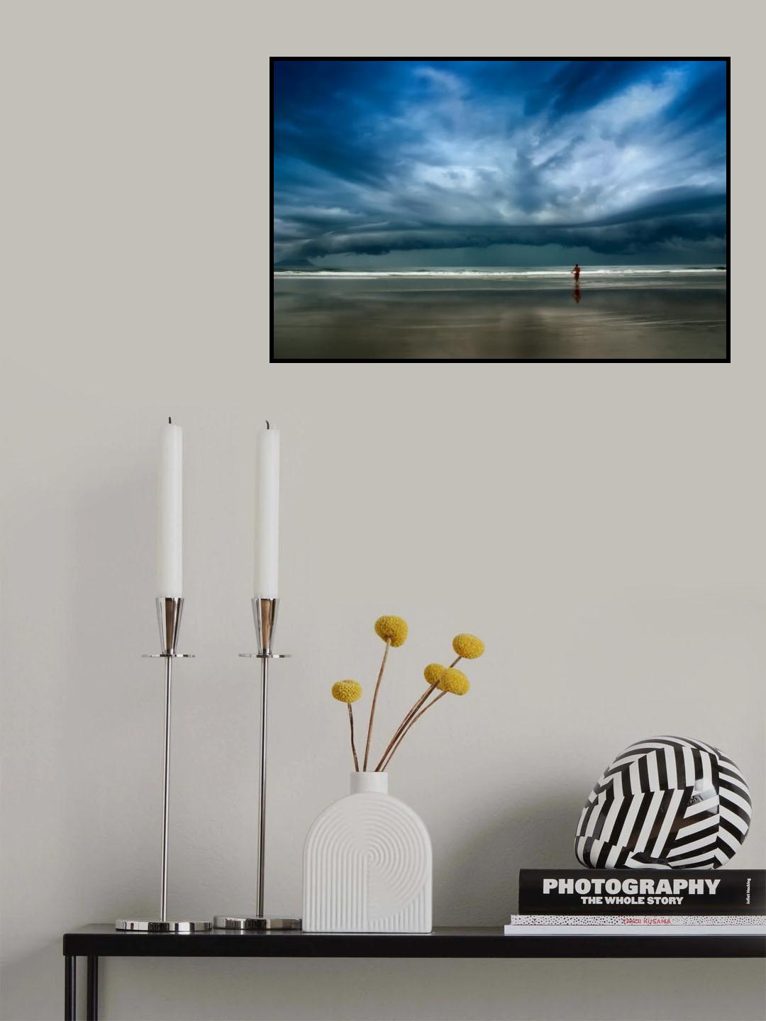 The storm surfer Poster och Canvastavla