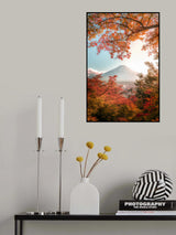 Beautiful Autumn in Japan Poster och Canvastavla
