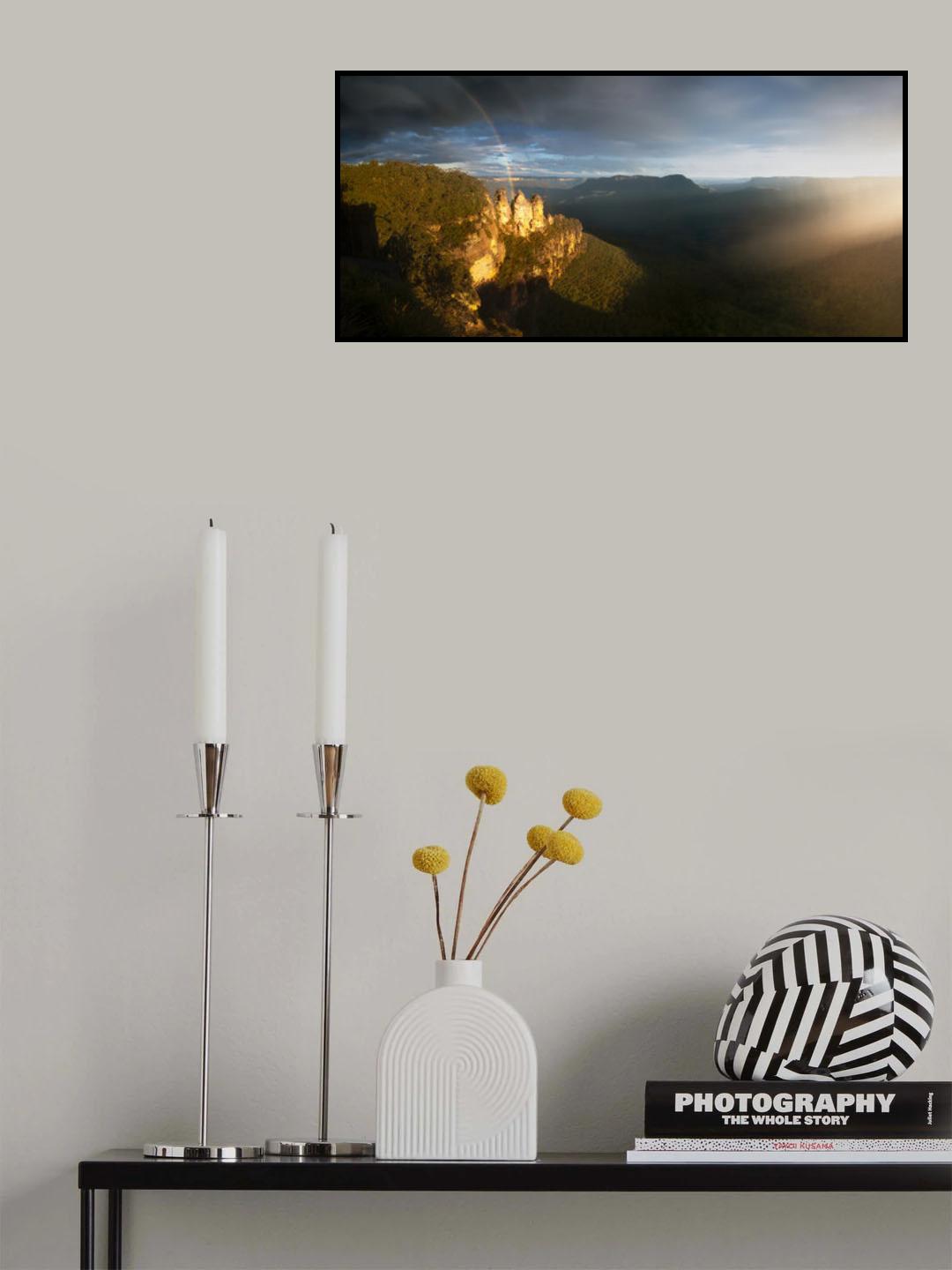Under the Mist and Blazing Sun Poster och Canvastavla