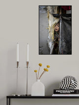 sheltering from the rain in the outskirts of Kolkata Poster och Canvastavla