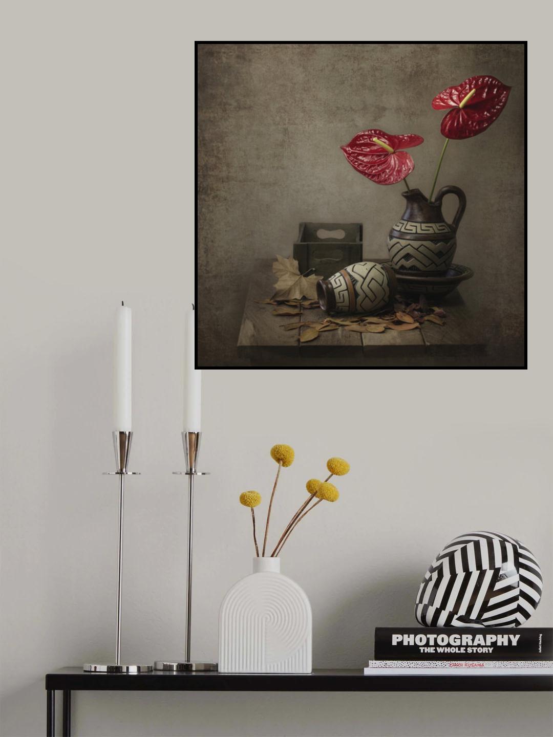 The red solitude Poster och Canvastavla