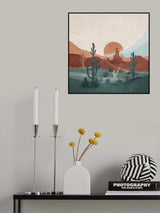 Western Cactus 01 Poster och Canvastavla