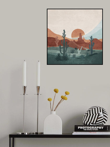 Western Cactus 01 Poster och Canvastavla