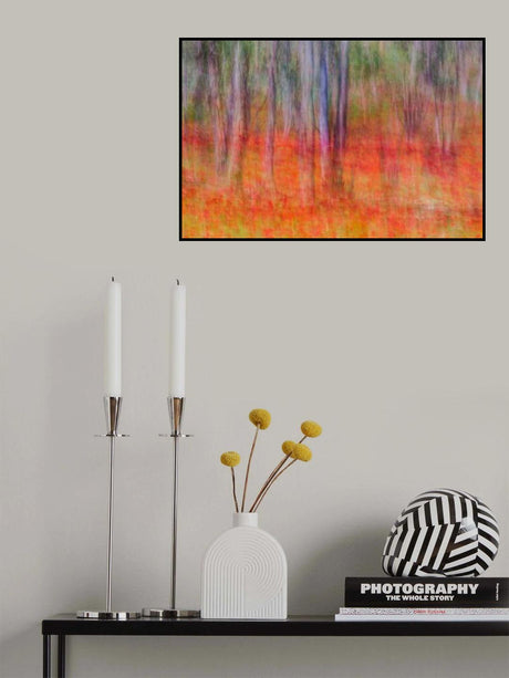 Anemones in the forest Poster och Canvastavla