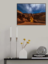 Moonlight over Antelope Canyon Poster och Canvastavla