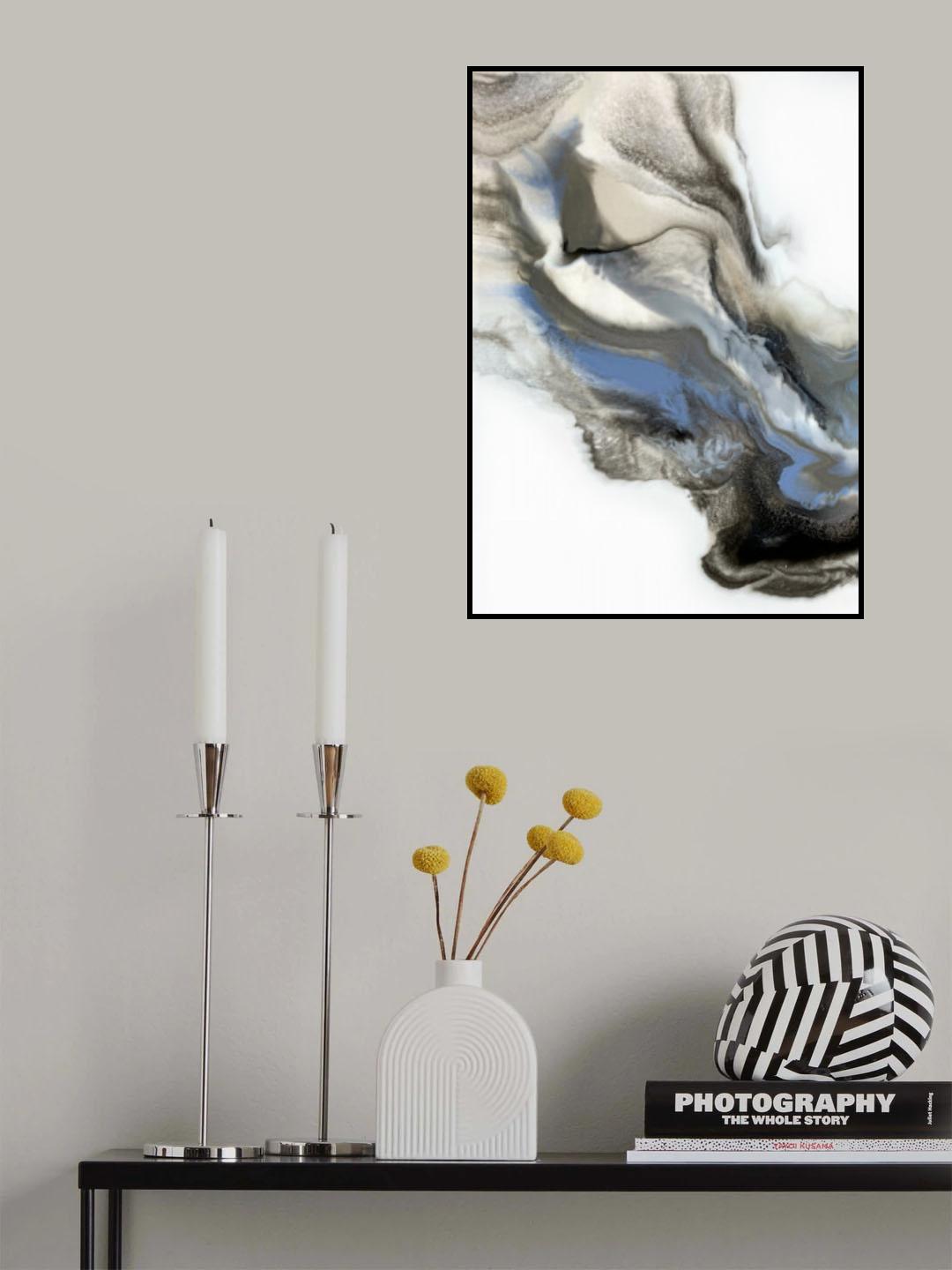 Grey Smoke 2 Poster och Canvastavla
