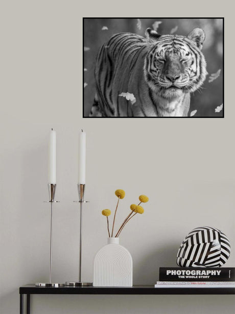 Tiger in The Motion Poster och Canvastavla