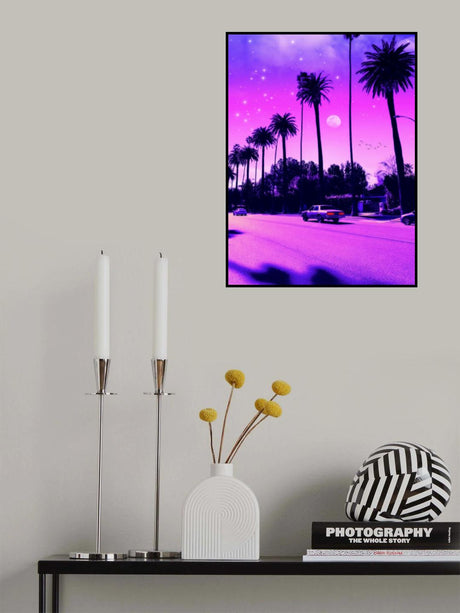 Aesthetic Cali Drive Poster och Canvastavla