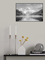 Fisherman in the fog Poster och Canvastavla