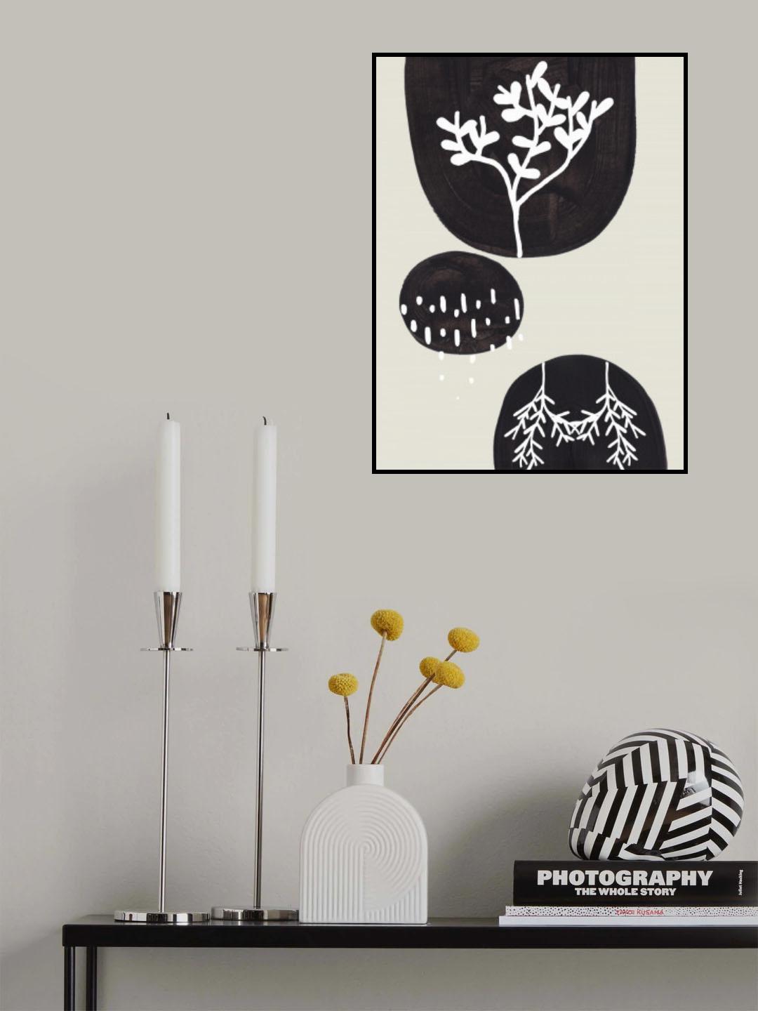 Ink Motif 1 Poster och Canvastavla
