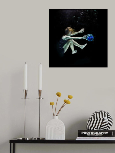 underwater artistic portrait shooting Poster och Canvastavla