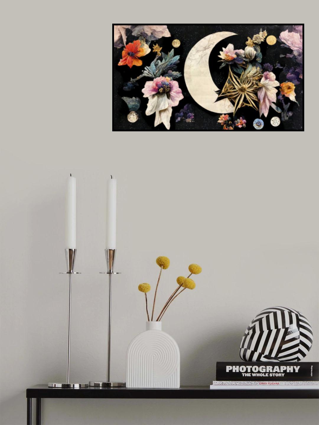 Moon In Dreamland Poster och Canvastavla