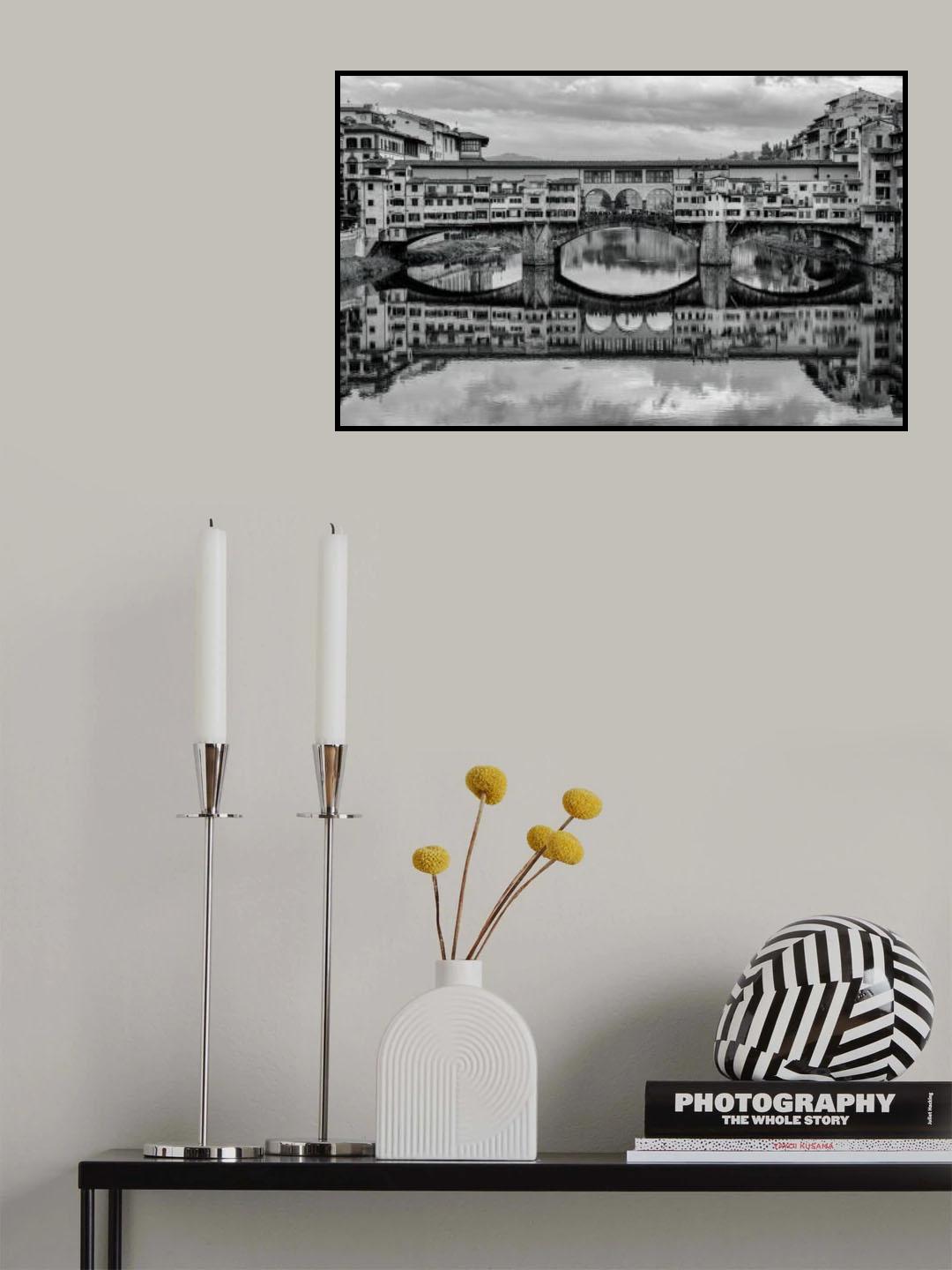 Ponte Vecchio Poster och Canvastavla