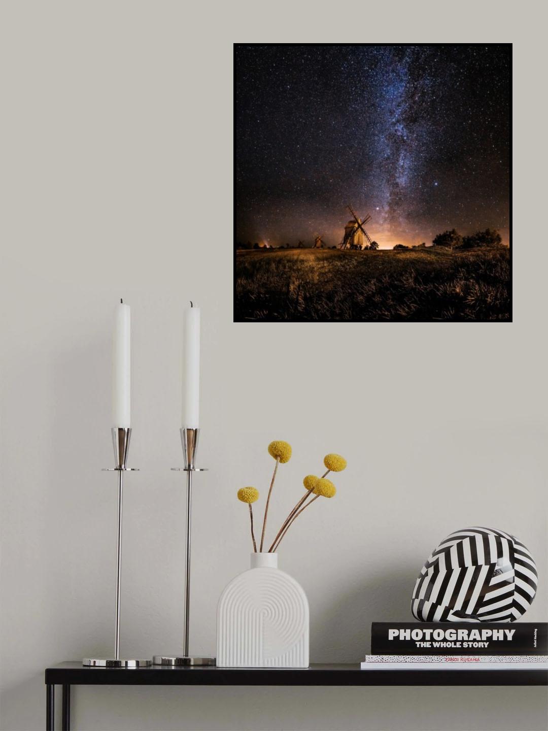 Galaxy Rising Poster och Canvastavla