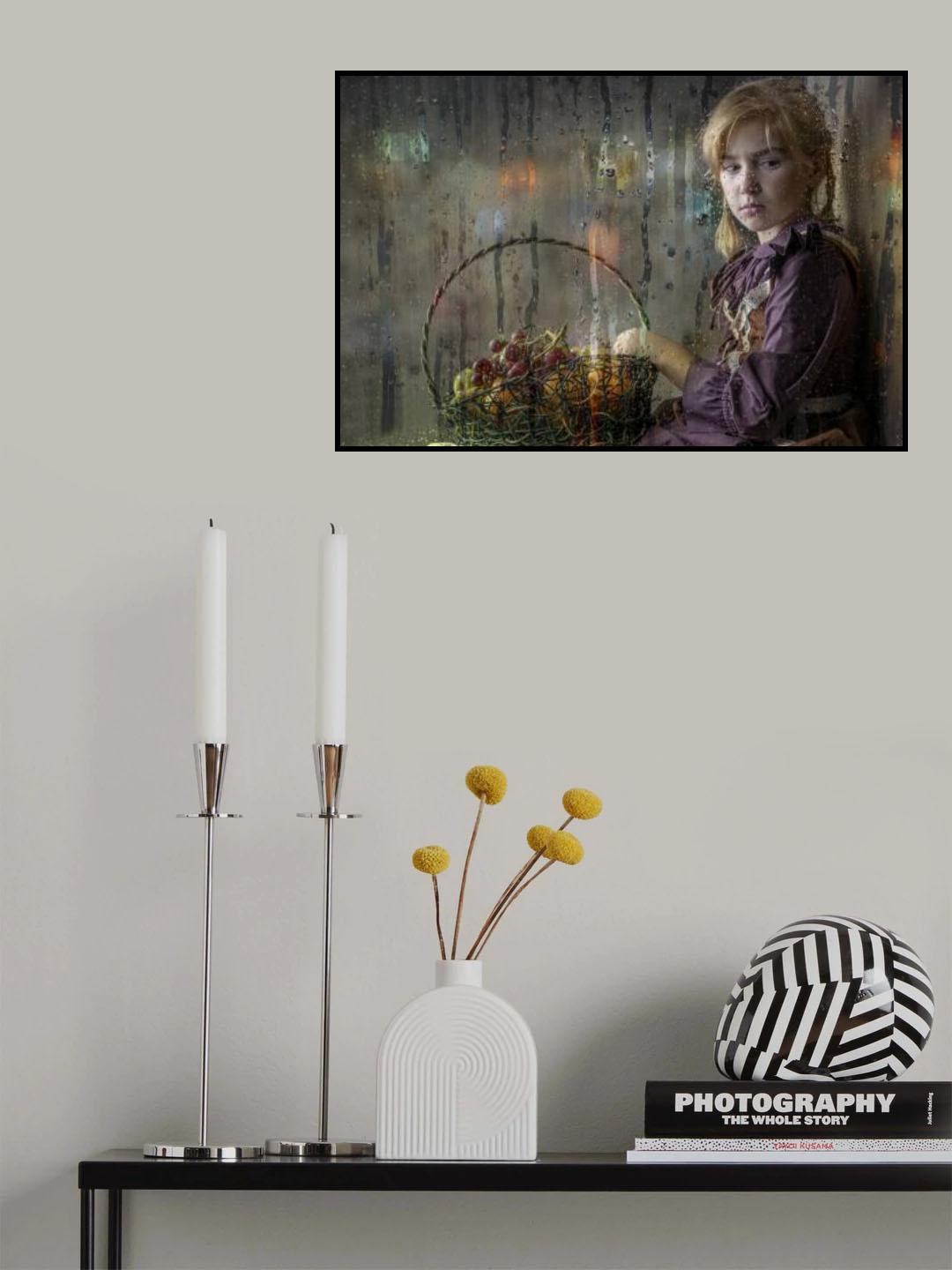 Trapped by rainfall Poster och Canvastavla
