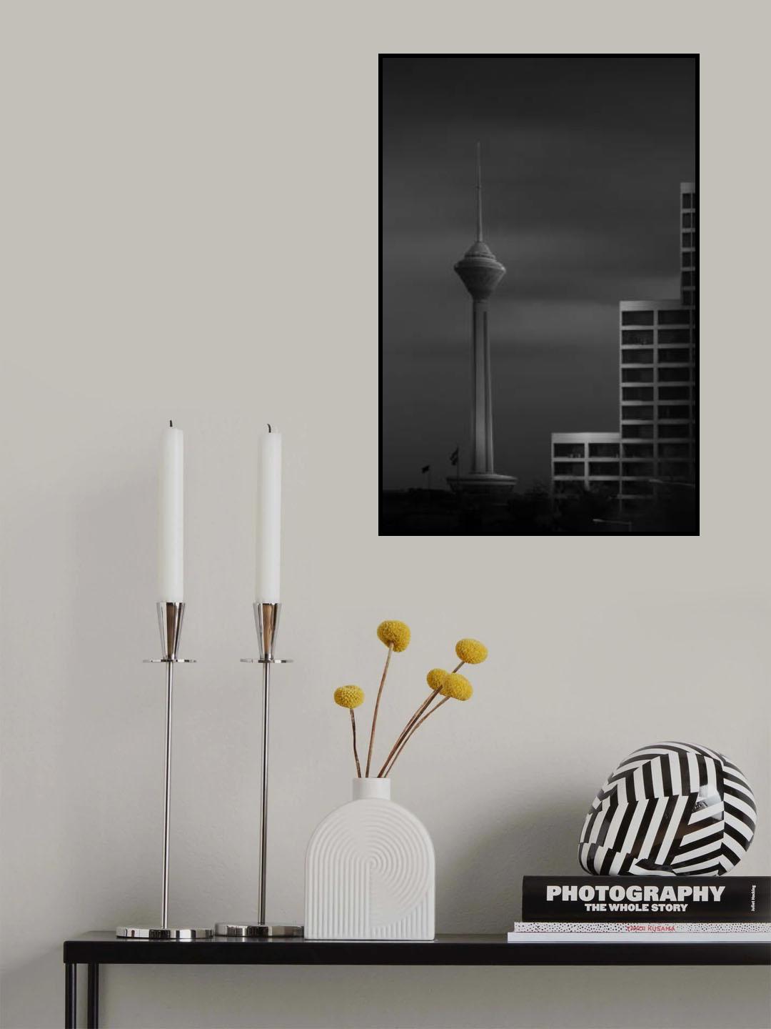 Gray city Poster och Canvastavla