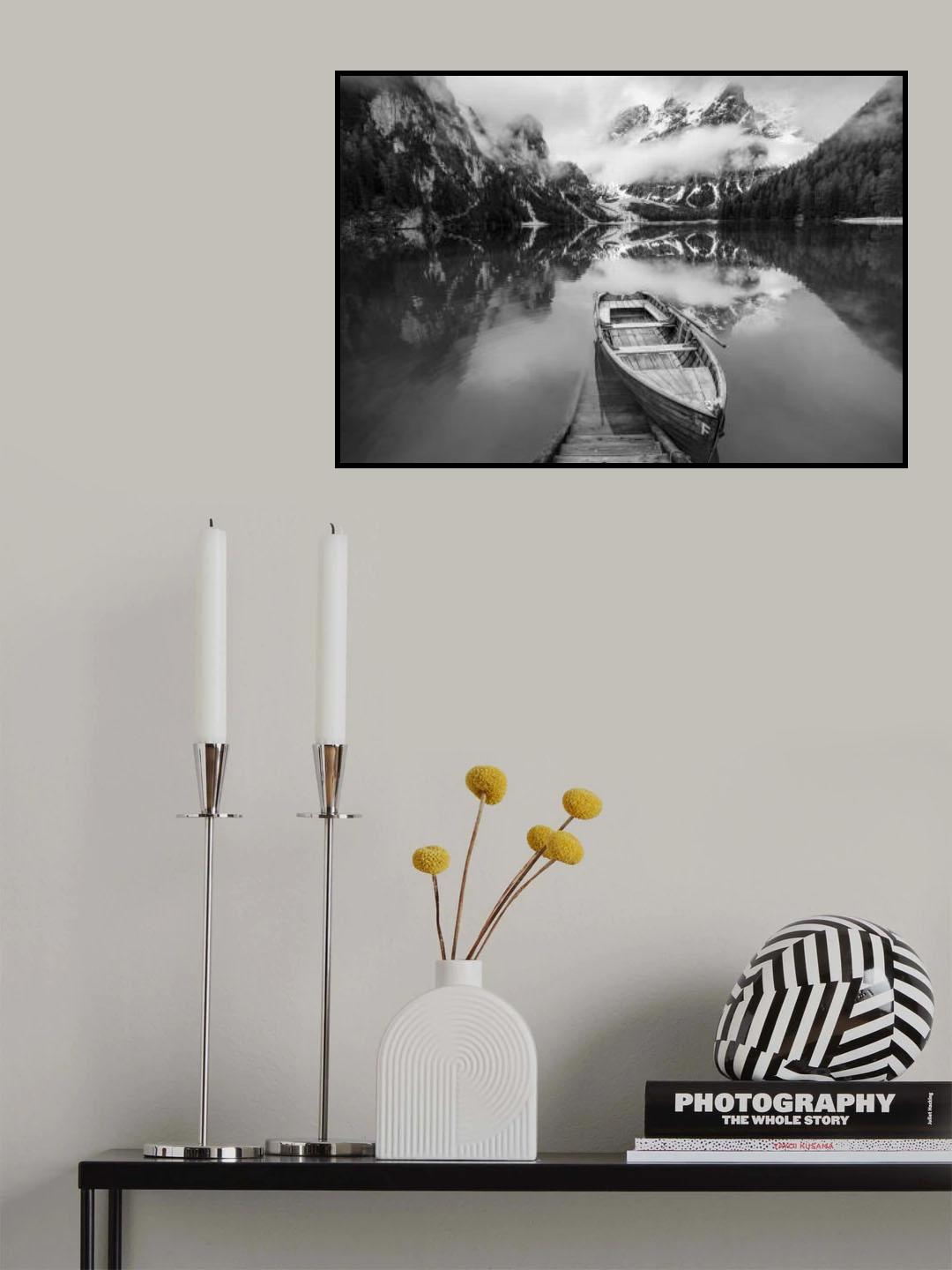 En blanco y negro Poster och Canvastavla