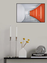 Orange Static Poster och Canvastavla
