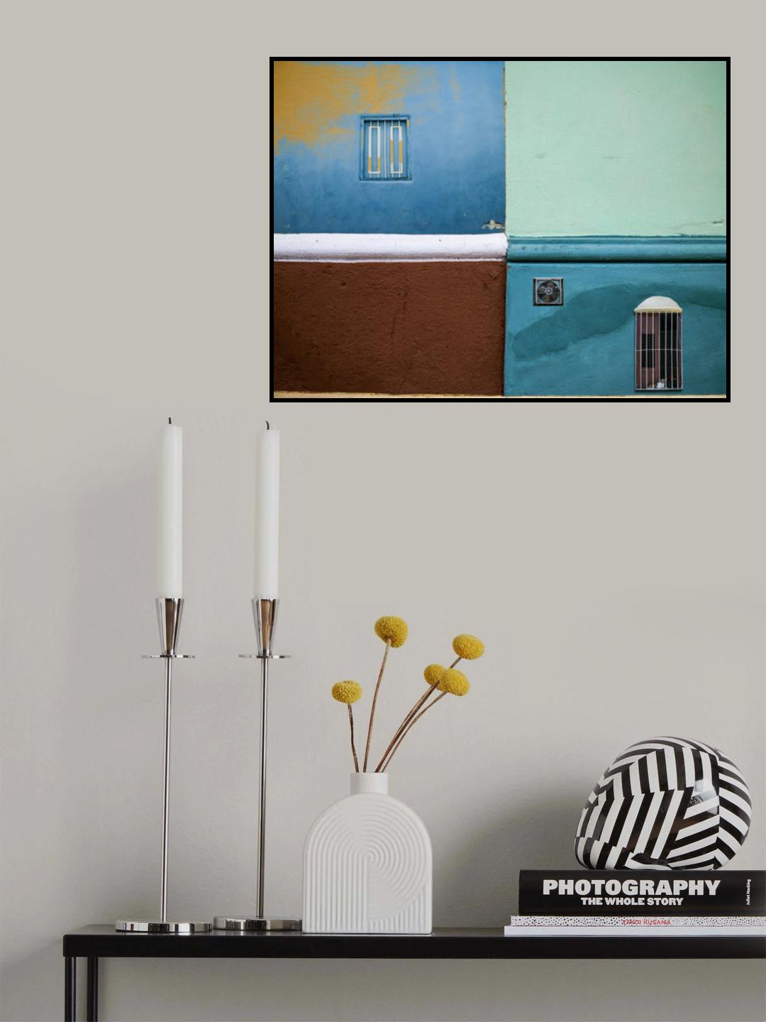 Old Trinidat facada Poster och Canvastavla