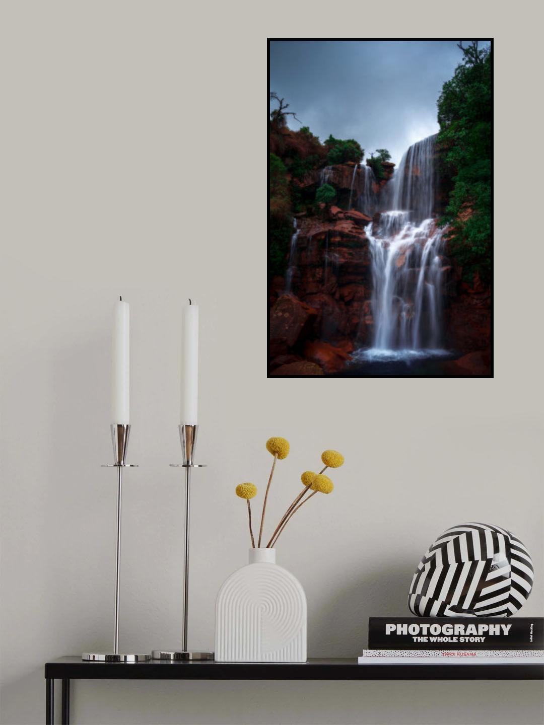Prut falls, Meghalaya, India Poster och Canvastavla
