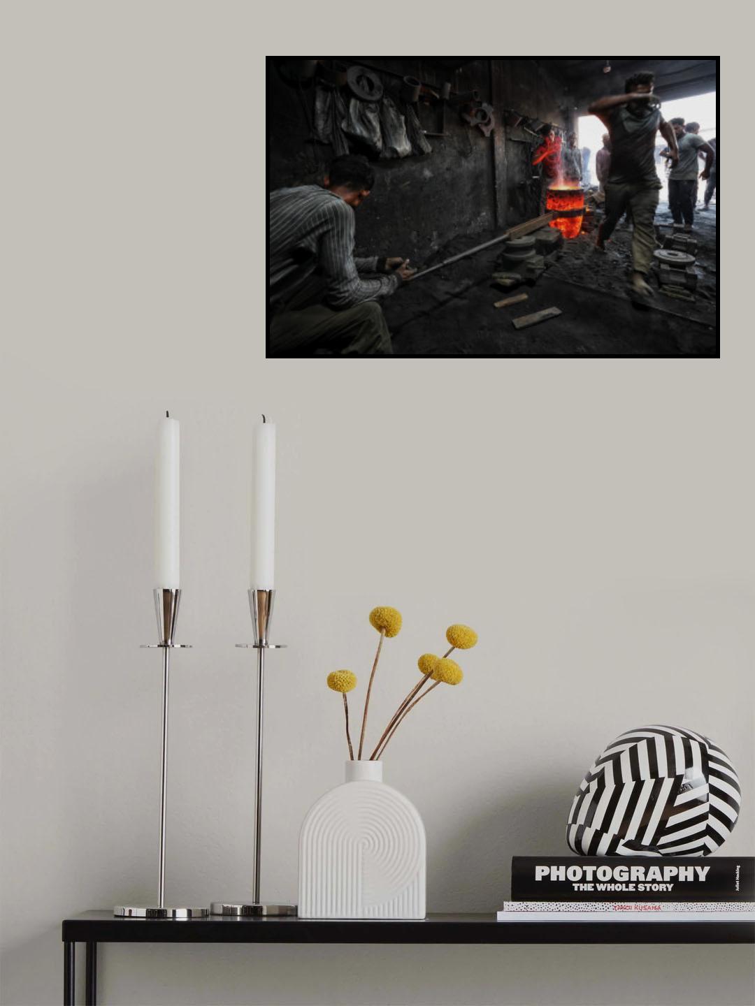 Iron-foundry in shipyard 3349 Poster och Canvastavla