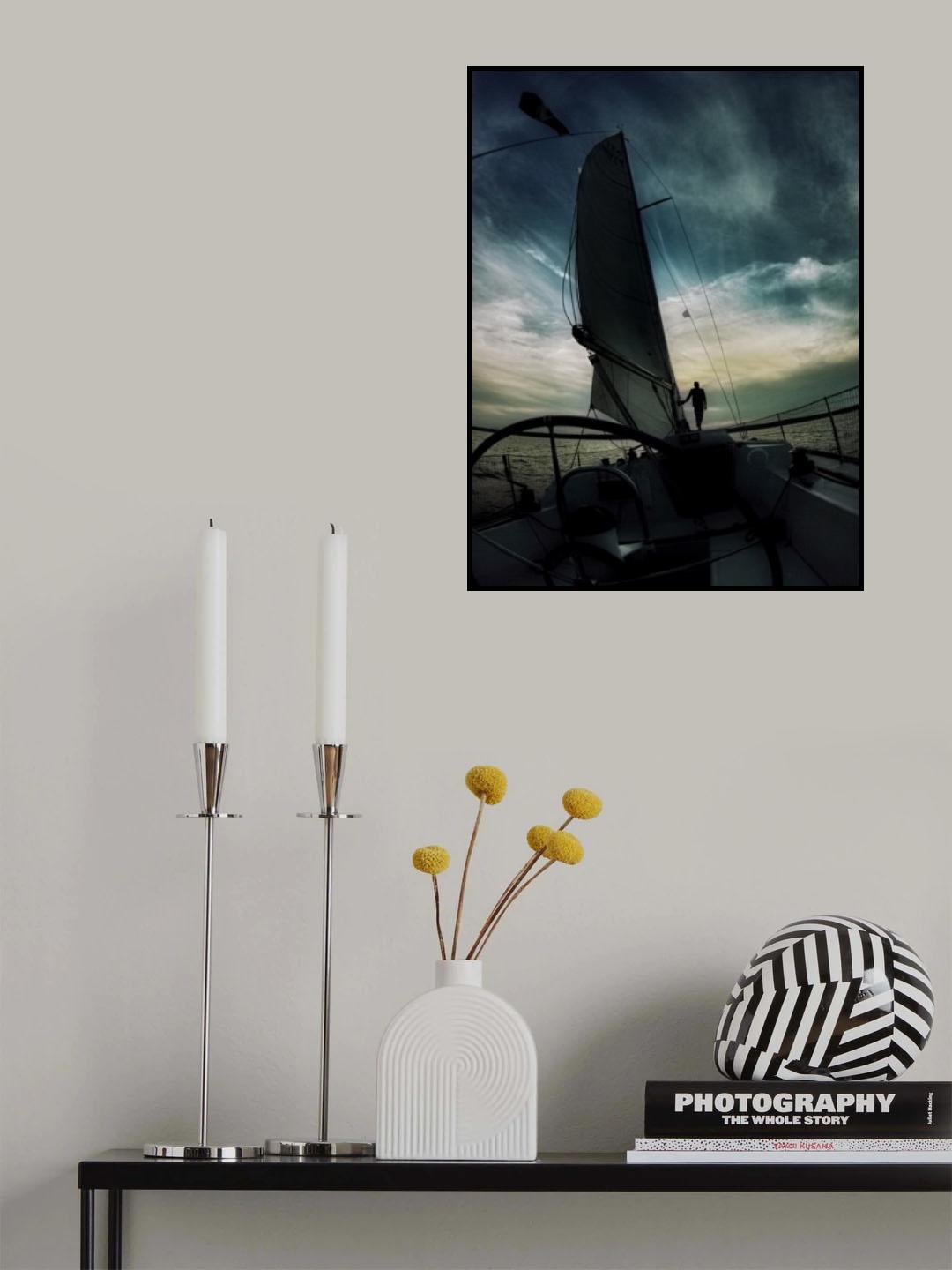 against the wind Poster och Canvastavla