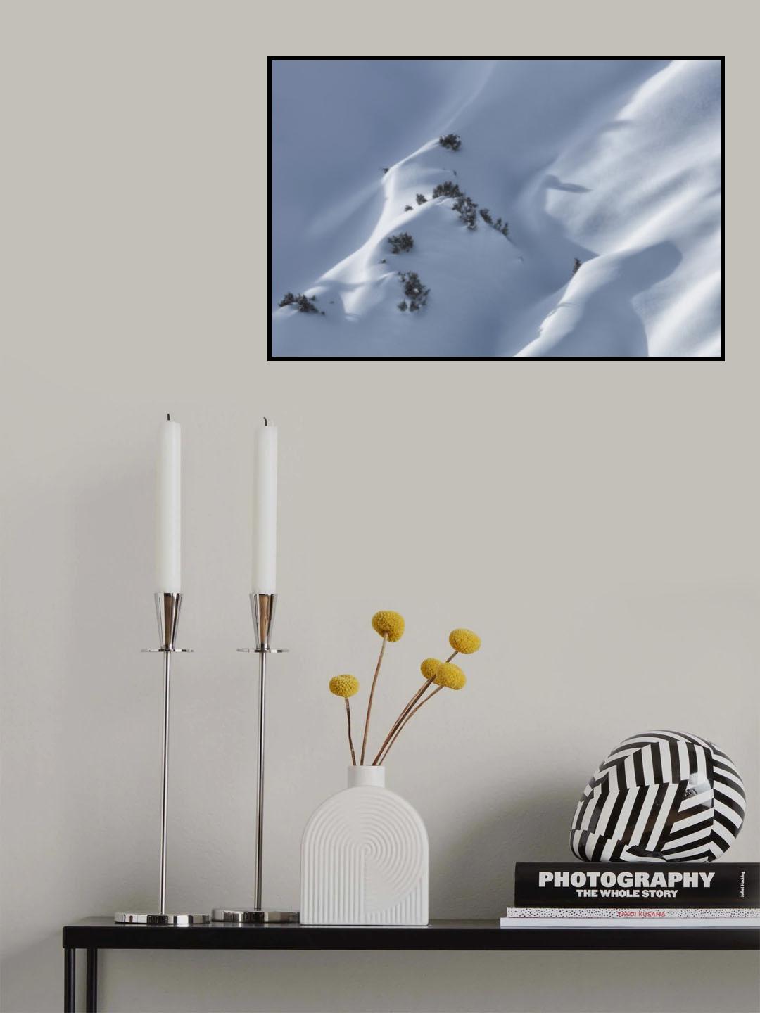snow Poster och Canvastavla