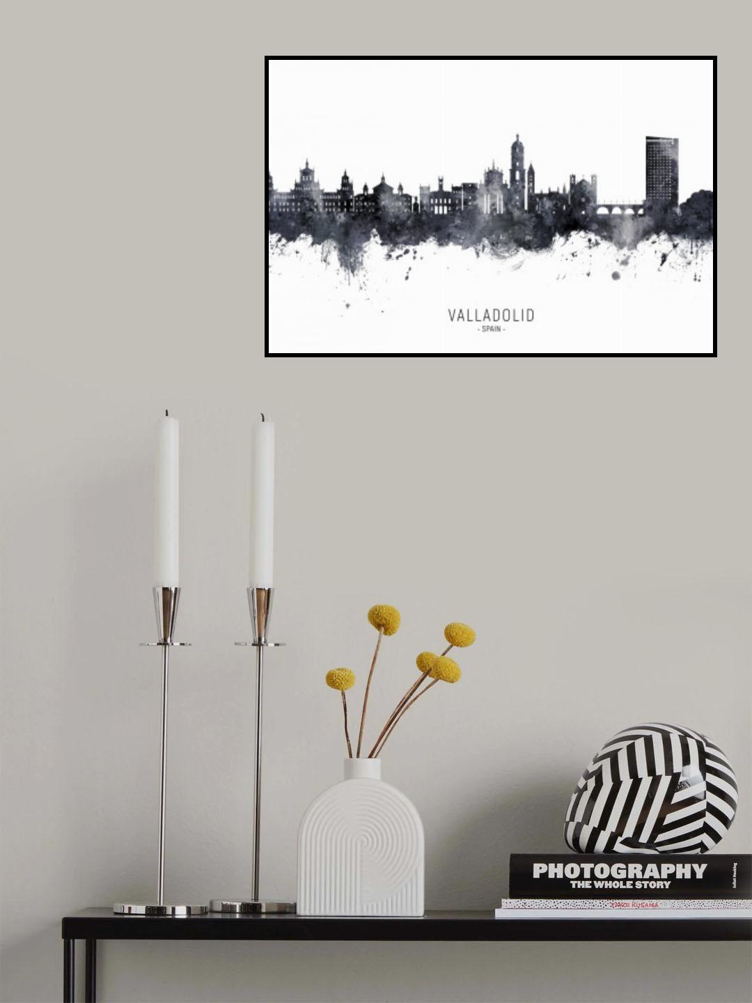 Valladolid Spain Skyline Poster och Canvastavla