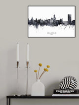 Valladolid Spain Skyline Poster och Canvastavla