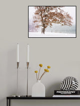 Winter at the lake Poster och Canvastavla