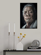 Apatani elder at Ziro valley, Arunachal Pradesh Poster och Canvastavla