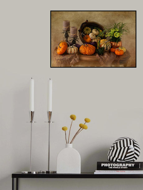 Autumn Gathering Poster och Canvastavla
