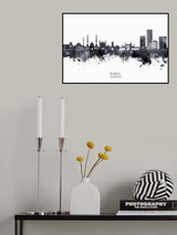 Kabul Afghanistan Skyline Poster och Canvastavla
