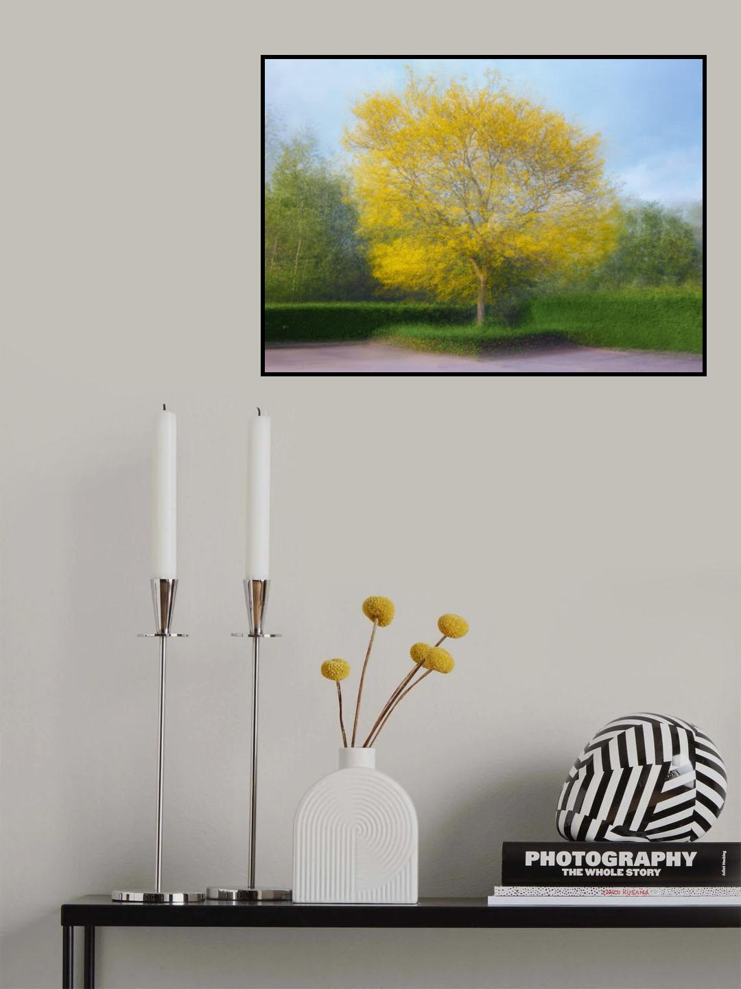 Yellow Poster och Canvastavla