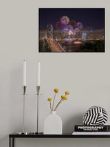 New Year Fireworks Poster och Canvastavla