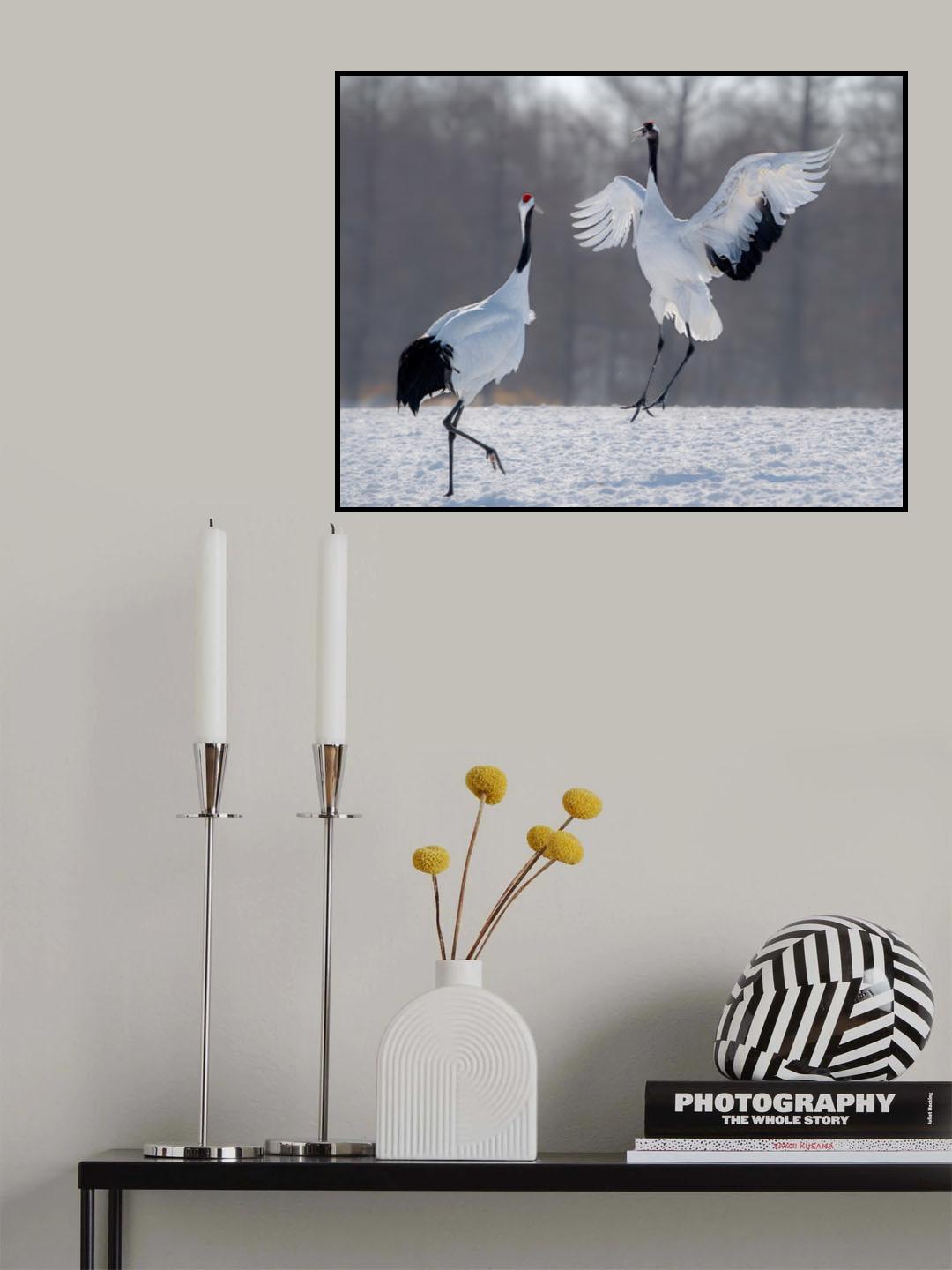 Dancing in the snow Poster och Canvastavla