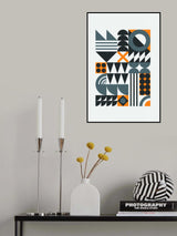 Vibrant Bauhaus Collection #1 Poster och Canvastavla