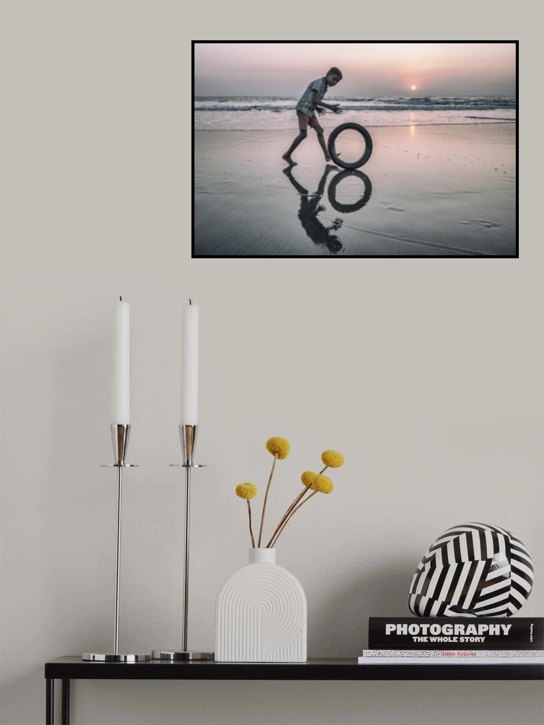 Little Mustaffa plays with infinity Poster och Canvastavla