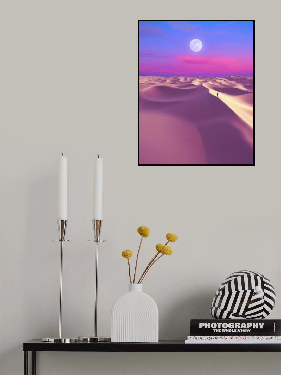 Lunar Solitude Poster och Canvastavla
