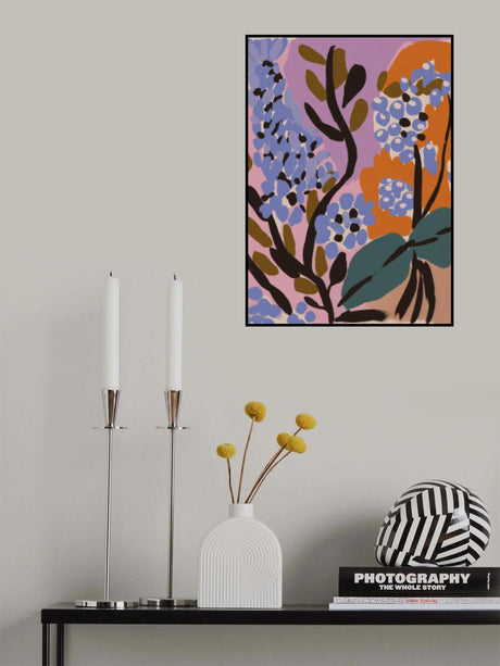 Pastel Berries Poster och Canvastavla