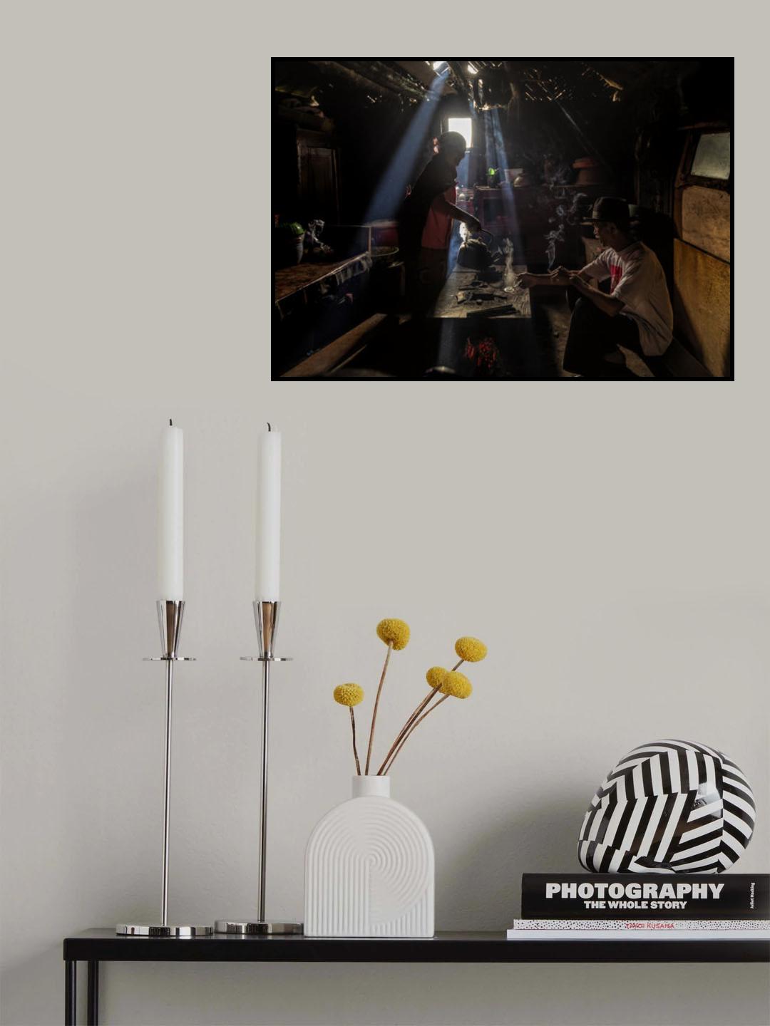 Tea Time Poster och Canvastavla