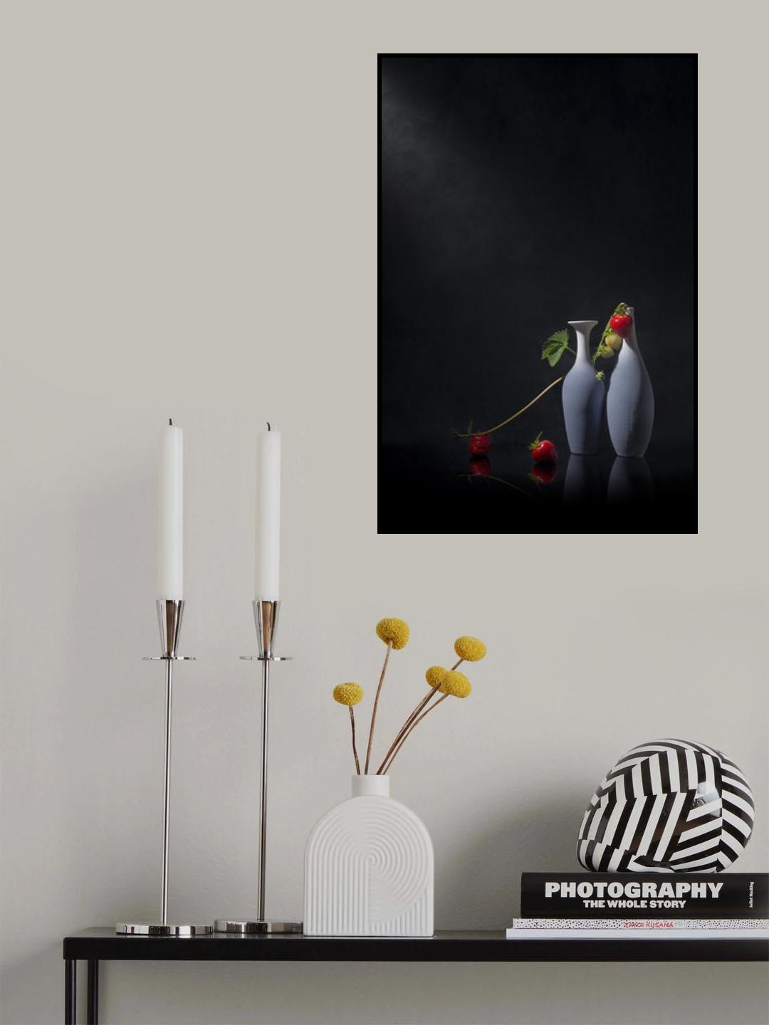 Fresh Strawberry from Garden Poster och Canvastavla