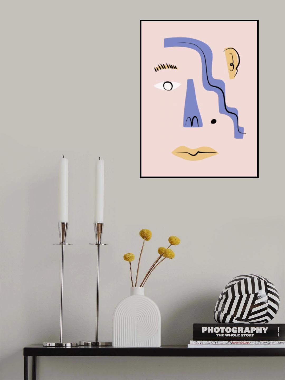 Portrait Collage Poster och Canvastavla