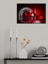 From the series "Experiments with glass" Poster och Canvastavla