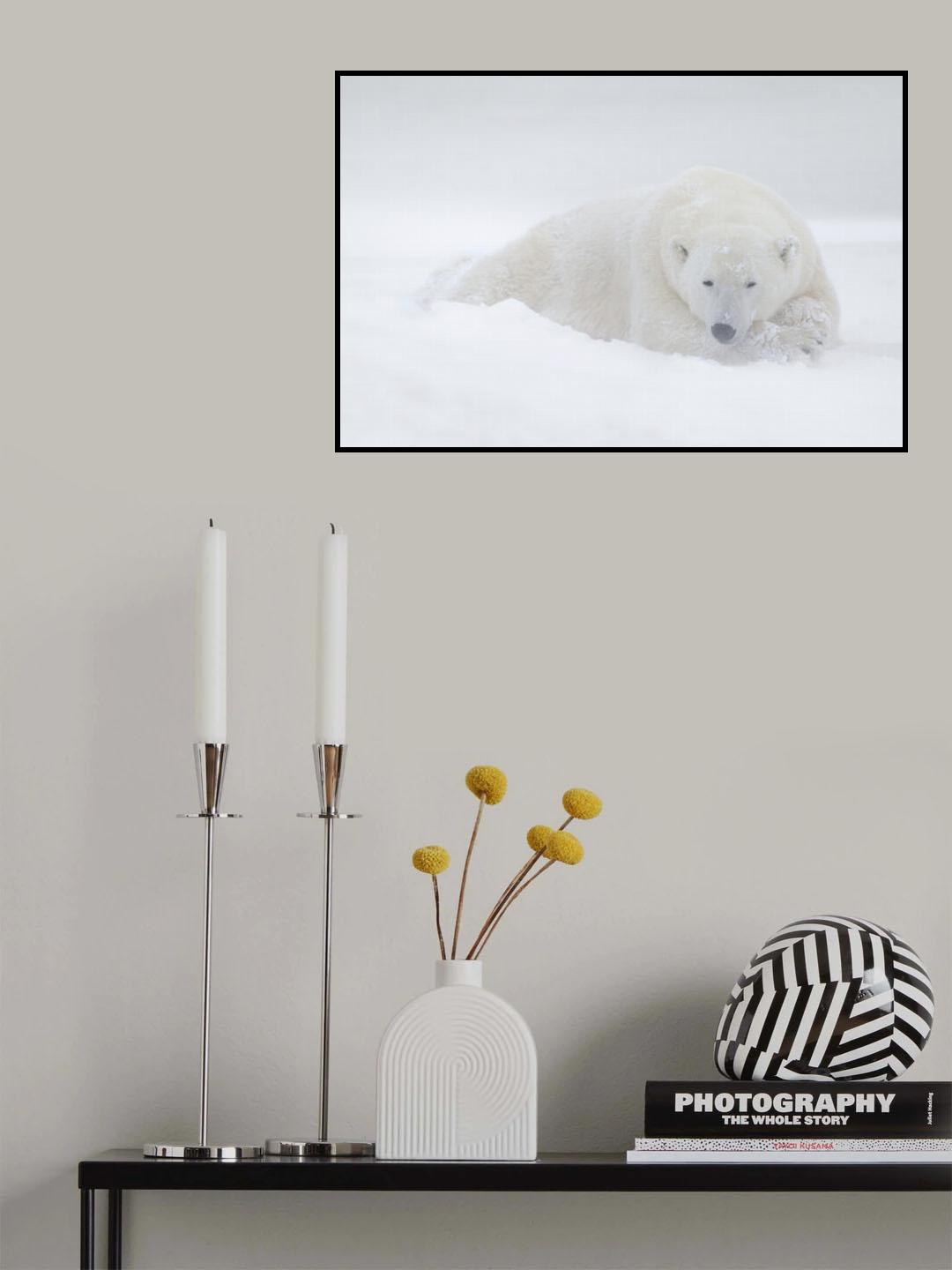 White Poster och Canvastavla