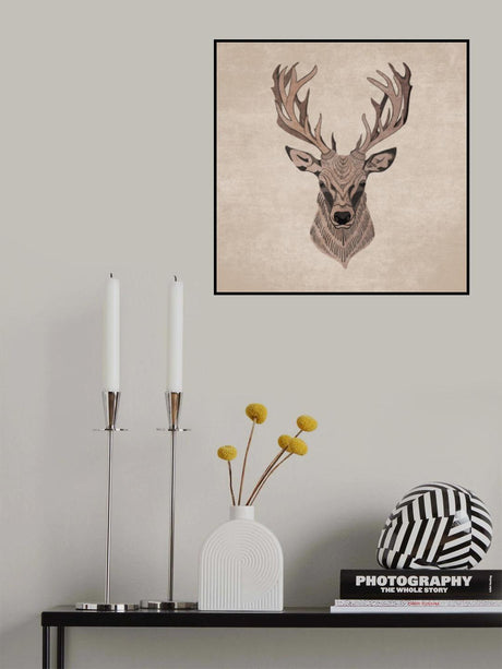Geyik Kafa Poster och Canvastavla